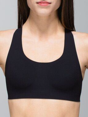 Lululemon Women's Bitty Bracer High Support Sports Bra Black 36C